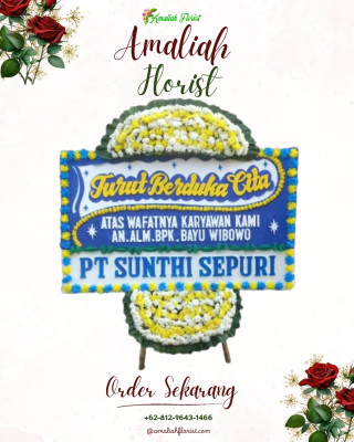 Papan Bunga Duka di Bojonggambir