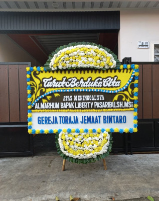 Papan Bunga Duka di Bojonggambir