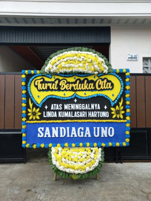 Papan Bunga Duka di Bojonggambir